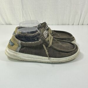 Hey Dude Wally Free Natural Cub Shoes Mens 7 Casual Comfort Slip On Loafers